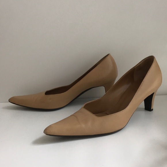 BALLY tan pumps Size IT 38.5 MADE IN ITALY - Picture 2 of 6